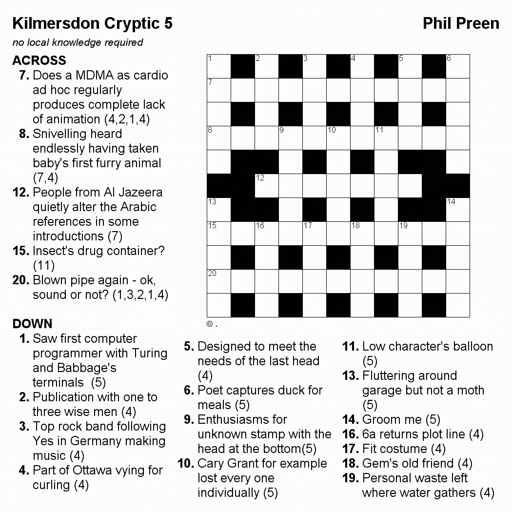 Crossword (11/14/18)